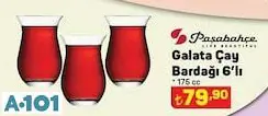 PAŞABAHÇE GALATA ÇAY BARDAĞI